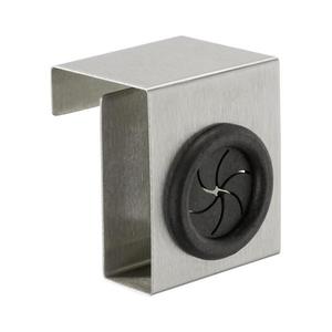 WENKO 4368060100 - Cârlig PUSH 5x6 cm argintiu/negru imagine