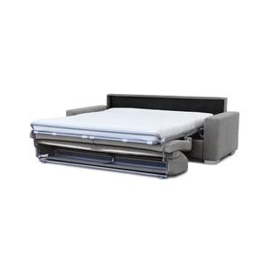 Canapea extensibilă LEKA gri, 3 locuri, pentru dormit zilnic imagine