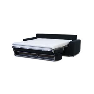 Canapea extensibilă cu 3 locuri LEKA albastră, ideală pentru dormit zilnic imagine