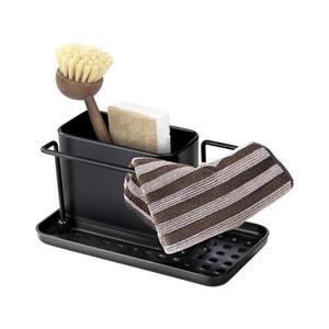 WENKO 55078100 - Organizator pentru bucătărie de exterior BLACK, 21x12 cm, inox/negru imagine