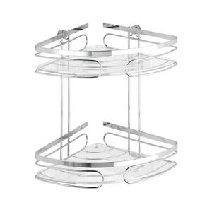 WENKO 20412100-Raft de colț PREMIUM din oțel inoxidabil 26, 5x27, 5 cm inox/argintiu imagine