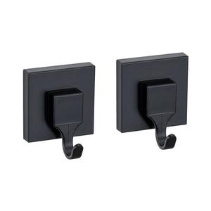 WENKO 71448800 - Cârlig VACUUM-LOC QUADRO ED, 6 x 7 cm, negru imagine