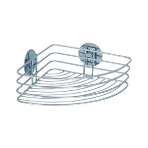 WENKO 18913100 - Poliță TURBO-LOC rotundă din oțel, 26, 5 x 20 cm, crom lucios imagine