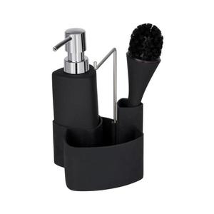 WENKO 3620127800 - Set de curățare EMPIRE 11x19 cm, negru/argintiu imagine