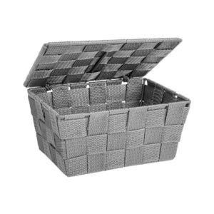 WENKO 22793100 - Coș ADRIA, 19 x 14 cm, gri imagine