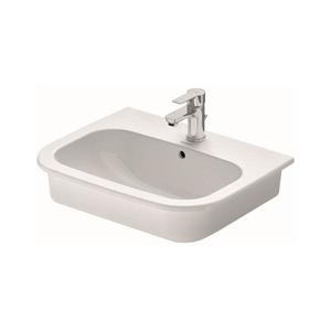 Duravit 337540000 - Lavoar încastrat D-CODE 54, 5 x 43, 5 cm ceramică/alb lucios imagine