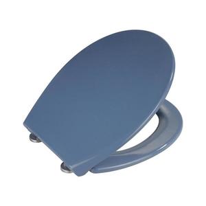 WENKO SAMOS capac WC 22403100 44, 5x37, 5 cm albastru/argintiu imagine