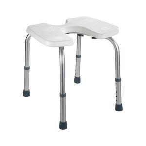 WENKO 206051100 - Scaun SECURA 46x53, 5 cm alb/argintiu imagine