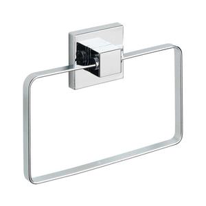 WENKO 22689100 - Suport pentru prosoape VACUUM-LOC QUADRO ED, 18, 5 x 14 cm, argintiu/crom lucios imagine