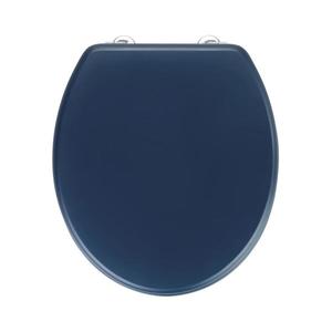 WENKO Capac WC PRIMA 25172100-WC, 37 x 41 cm, albastru/argintiu imagine