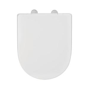 WENKO 24988100-Capac WC EXCLUSIV 45x36, 5 cm alb/argintiu imagine