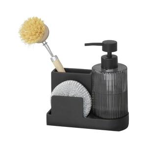 WENKO 54654100 - Organizator PINA, 16 x 17 cm, negru imagine