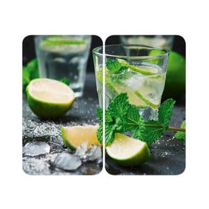 WENKO 2521482100 - Capac pentru plită 52x30 cm multicolor/gri/transparent imagine