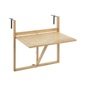 WENKO 69806800 - Masă WAIKIKI 64x65 cm alb/maro imagine