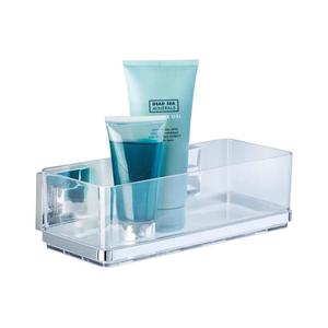 WENKO 22692100 - Poliță VACUUM-LOC QUADRO ED, 25, 5 x 14 cm, argintiu/transparent imagine