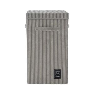 WENKO 62044100 - Coș de rufe CORA, 33 x 58 cm, gri imagine