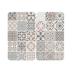 WENKO 53904100 - Capac pentru plită 30x52 cm multicolor/gri/transparent imagine