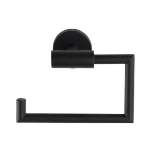 WENKO 24240100 - Suport pentru hârtie igienică BOSIO BLACK, 15 x 10, 5 cm, inox/argintiu imagine