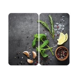 WENKO 53907100 - Capac pentru plită 30 x 52 cm multicolor/gri/transparent imagine