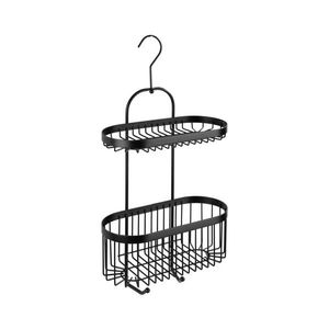 WENKO 23880100 – Poliță Classic din plastic, negru, 26, 5 x 47 cm imagine