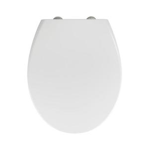 WENKO 22973100-WC Capac WC DELOS, 44, 5 x 37, 5 cm, alb/argintiu imagine
