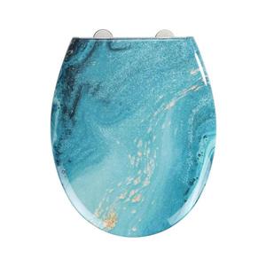 WENKO 23571100-WC Capac WC 300/350 KG, capace WC, 44, 5x37 cm, multicolor/argintiu imagine