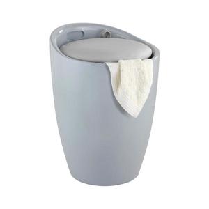 WENKO 25625100 - Taburet CANDY, 36x50, 5 cm, gri/negru imagine