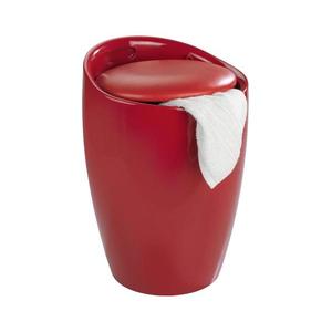 WENKO 20624100 - Taburet CANDY, 36 x 50, 5 cm, roșu/negru imagine