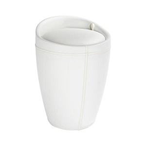 WENKO 21773100 - Taburet CANDY, 36 x 50, 5 cm, alb/negru imagine