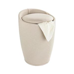 WENKO 22834100 - Taburet CANDY 36x50, 5 cm bej/negru imagine