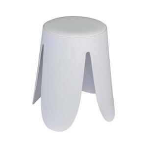 WENKO 26086100 - Taburet COMISO, 44, 5 x 46 cm, alb imagine