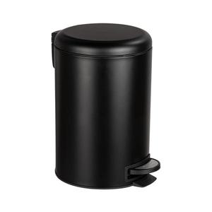 WENKO 54913100 - Coș de gunoi LEMAN, 25x38 cm, negru imagine
