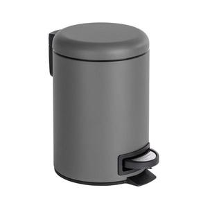 WENKO 22148100 - Coș LEMAN 17x25 cm gri/negru imagine