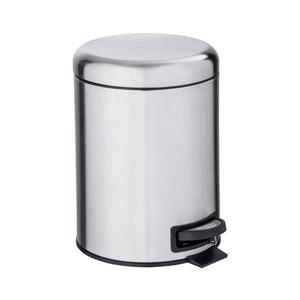 WENKO 22829100 - Coș LEMAN, 17 x 25 cm, inox satinat/negru imagine