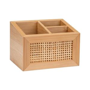 WENKO 25600100 - Organizator ALLEGRE 12 x 9 cm, maro imagine