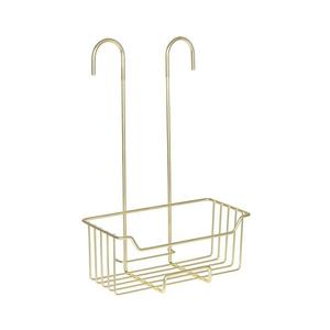 WENKO 25937100 - Coș de duș MILO 25x36 cm, inox/auriu/transparent imagine