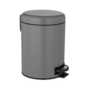 WENKO 24682100 - Coș LEMAN 21x24 cm, gri/negru imagine