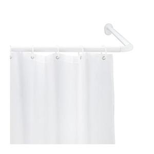 WENKO 19216100 - Suport universal pentru bară 2, 5 x 2, 5 cm, alb imagine