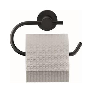 Duravit D-CODE 99264600 - Suport pentru hârtie igienică, negru mat imagine