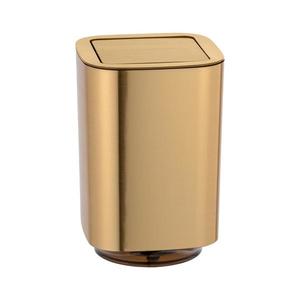 WENKO 24163100 - Coș de gunoi AURON 17x25, 5 cm auriu imagine