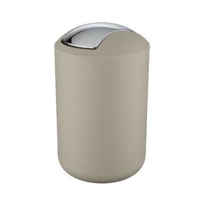 WENKO 21222100 - Coș BRASIL 19, 5 x 31 cm bej/crom lucios imagine