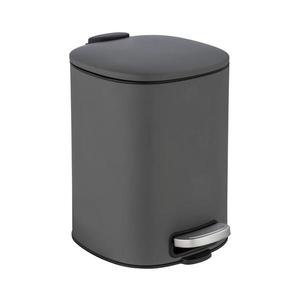 WENKO 24780100 - Coș ALASSIO, 20, 5 x 27 cm, gri/negru imagine