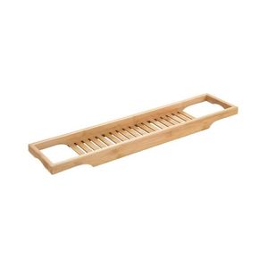 WENKO 24750100 - Poliță pentru cadă BAMBUSA 70 x 16 cm, maro imagine