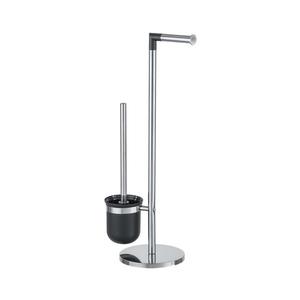 WENKO 21836800 - Perie WC PARUS 25, 5 x 57 cm, inox/argintiu/negru imagine