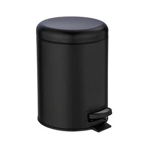 WENKO 24681100 - Coș LEMAN 21 x 24 cm, negru imagine