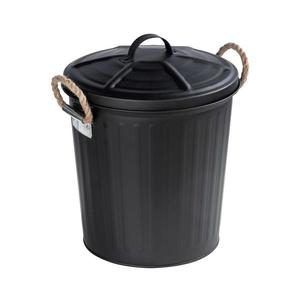 WENKO 24022100 - Coș GARA 24x28, 5 cm negru imagine