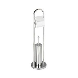 Set WC VASTO WENKO 16993100, 22 x 81 cm, inox/argintiu imagine