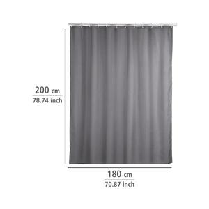 WENKO 20044100 - Perdea de duș 180 x 200 cm, gri imagine
