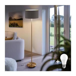 Lampadar LED TUNJA, 1xE27/20W/230V, Ø 38 cm, auriu/maro imagine