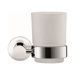 Duravit 99201000 - Suport pentru periuțe de dinți montat pe perete D-CODE, pentru partea dreaptă, crom lucios imagine